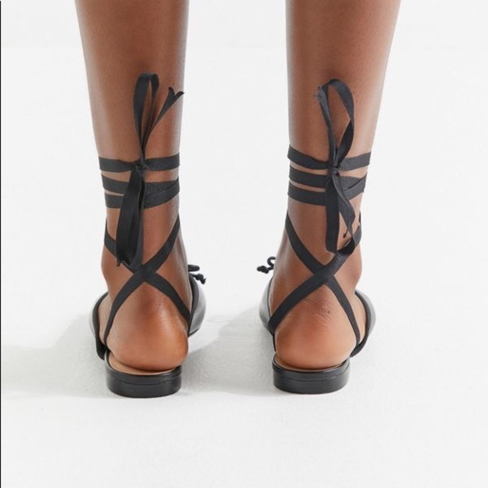 NWT✨ UO Urban Outfitters Black Ballet Mule Shoes 8 - Picture 5 of 6
